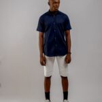 Short Sleeves Piping