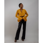 flared sleeves shirt